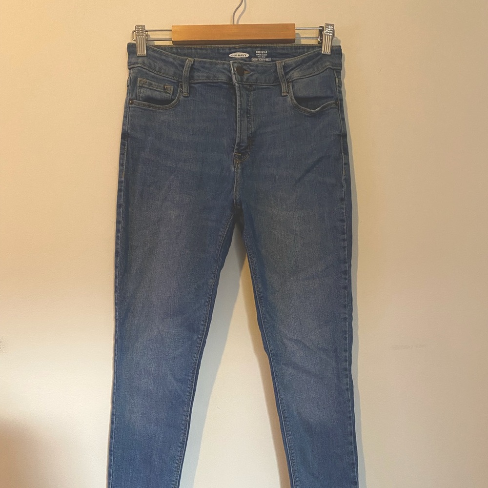 High rise super skinny jeans
